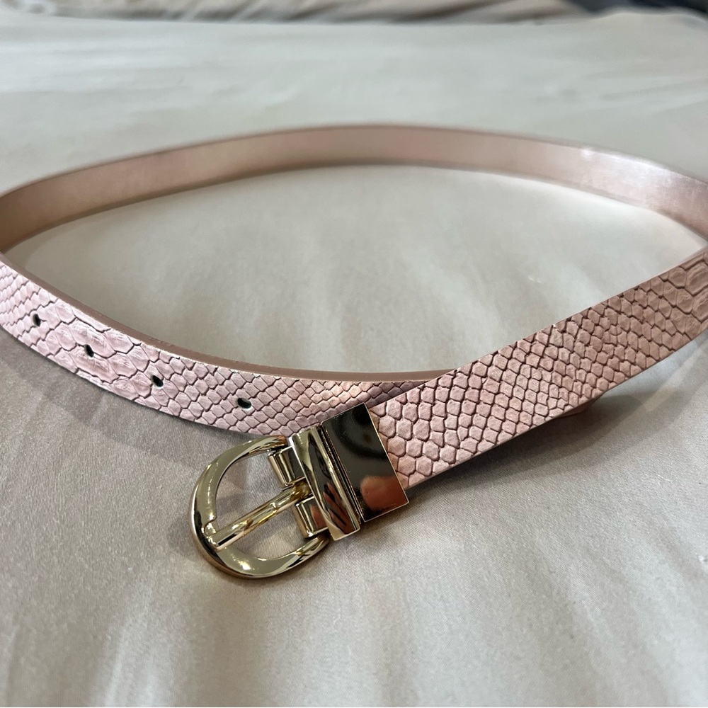 Pink and Gold Belt